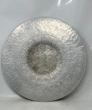 Load image into Gallery viewer, Continental Hand Wrought Silver-Tone Round Shape Hammered Serving Platter