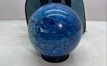 Load image into Gallery viewer, AMF Fiesta Blue Printed Engraved Brenda Indoor Game 3 Holes Bowling Ball w/ Bag