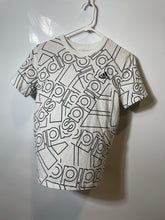 Load image into Gallery viewer, Adidas Kids White Black Printed Short Sleeve Crew Neck Pullover T-Shirt Size S