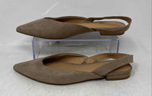 Load image into Gallery viewer, Express Womens Brown Pointed Toe Comfort Slip-On Slingback Flats Size 8
