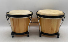 Load image into Gallery viewer, MUSICUBE Percussion Brown Color Musical Instrument Bongo Drums Pair