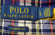 Load image into Gallery viewer, Polo Ralph Lauren Mens Multicolor Plaid Classic Fit Button-Up Shirt Size Large
