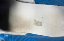 Load image into Gallery viewer, Nike Boys Air Jordan 1 Mid SE White Blue Lace-Up Sneakers Shoes Size 7Y No Laces