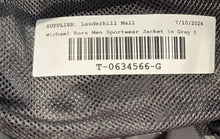 Load image into Gallery viewer, Michael Kors Mens Gray Long Sleeve Full-Zip Sportswear Windbreaker Jacket Sz XL