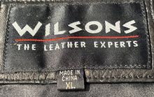 Load image into Gallery viewer, Wilsons Leather Womens Black Front Pockets V-Neck Full-Zip Biker Vest Size XL