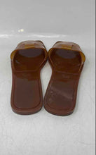 Load image into Gallery viewer, Zara Womens Brown Open Toe Criss-Cross Strap Slip-On Slide Sandals Size EU 37