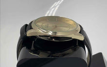 Load image into Gallery viewer, L &Co. Men's Quartz Analog Watch Gold Tone Case Black Strap Model 1905