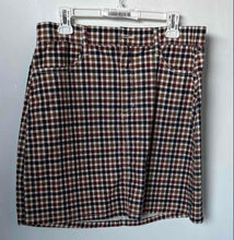 Load image into Gallery viewer, St. John's Bay Womens Multicolor Gingham Pockets Mini Skirt Size 16