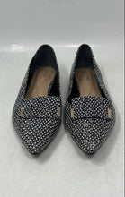 Load image into Gallery viewer, Alfani Womens Samantha Black White Pointed Toe Slip-On Loafer Flats Size 5.5 M