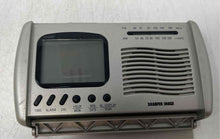 Load image into Gallery viewer, Sharper Image RX-501 Silver Digital Travel AM/FM Alarm Clock Radio Not Tested