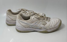 Load image into Gallery viewer, Asics Womens Gel Dedicate 6 1042A067 White Lace-Up Low Top Running Shoes Size 10