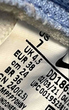 Load image into Gallery viewer, Nike Womens Dunk High White Blue High Top Lace-Up Sneaker Shoes Size 7