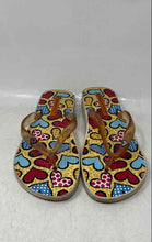 Load image into Gallery viewer, Melissa By Romero Britto Womens Multicolor Slip-On Flip-Flop Sandals Size 10