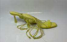 Load image into Gallery viewer, Antonio Melani Womens Barden Green Ankle Tie High Heel Strappy Sandal Size 8.5