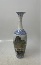 Load image into Gallery viewer, Vintage Landscape Art Ornamental Hand Painted Collectible Chinese Porcelain Vase