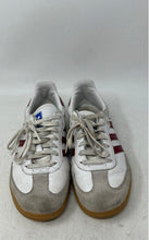 Load image into Gallery viewer, Adidas Boys Samba OG IE1330 White Red & Brown Leather Sneakers Shoes Size 4.5
