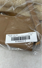 Load image into Gallery viewer, Fossil Womens Beige Brown Woven Raffia Leather Trim Flap Crossbody Bag