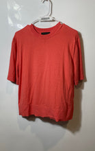 Load image into Gallery viewer, Banana Republic Womens Coral Short Sleeve Crew Neck Knitted Blouse Top Size XS