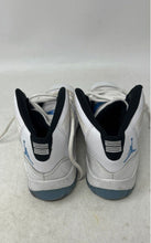 Load image into Gallery viewer, Nike Boys Air Jordan 11 Retro White Blue Lace-Up Sneaker Shoes Size 1Y