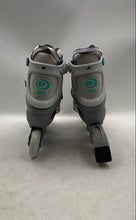 Load image into Gallery viewer, Super Youngster Unisex Gray Green Adjustable Inline Skates Size L