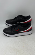 Load image into Gallery viewer, Fila Mens A-Low 1CM00551-014 Black White Red Leather Sneakers Shoes Size 9.5