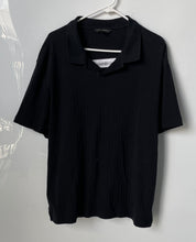 Load image into Gallery viewer, Banana Republic Mens Black Collared Short Sleeve Stretch Polo Shirt Size XL