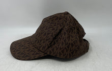Load image into Gallery viewer, Michael Kors Womens Brown Monogram Print Adjustable Baseball Cap One Size