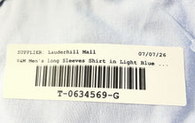 Load image into Gallery viewer, H&M Mens Light Blue Long Sleeve Slim-Fit Collared Button-Up Shirt Size L