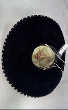 Load image into Gallery viewer, Pigalle Mens Black Yellow And Gray Sombrero Round Wide Brim Collectible Hat