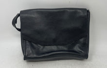 Load image into Gallery viewer, Defining Movement Womens Black Leather Inner Pockets Adjustable Crossbody Bag