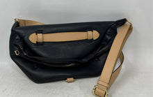 Load image into Gallery viewer, Glam Alcoholic Womens Beige Black Leather Adjustable Strap Sling Handbag