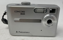 Load image into Gallery viewer, Concord 3045 3.1MP Silver-Tone 4x Zoom Compact Digital Camera Not Tested