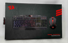 Load image into Gallery viewer, Redragon Model S101-3 Black Red Wired Gaming Keyboard And Mouse Combo Not Tested