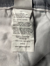 Load image into Gallery viewer, Penguin Mens Gray Geometric Embroidered Slash Pocket Chino Shorts Size 33