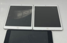 Load image into Gallery viewer, Lot Of 3 Pcs Apple iPad mini A1432 Silver Gray iOS Tablets Not Tested For Parts