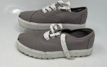 Load image into Gallery viewer, Toms Womens Cordones Gray Round Toe Low Top Lace-Up Sneakers Shoes Size 9