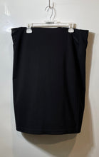 Load image into Gallery viewer, Ann Taylor Womens Black Flat Front Knee Length Straight & Pencil Skirt Size XL