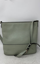 Load image into Gallery viewer, Kate Spade New York Womens Green Pebbled Leather Adjustable Strap Crossbody Bag