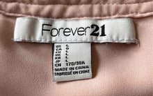 Load image into Gallery viewer, Forever 21 Womens Pink Sleeveless Ruffle Button Front Blouse Top Size Large