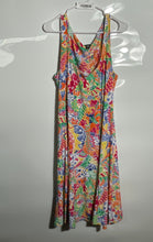 Load image into Gallery viewer, Lauren Ralph Lauren Womens Multicolor Floral Sleeveless Fit & Flare Dress Sz XL