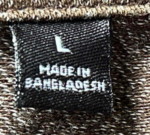Load image into Gallery viewer, Kenneth Cole Mens Brown Short Sleeve Collared Button-Up Shirt Size Large