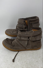 Load image into Gallery viewer, UGG Womens Reid Moc 1019129 Brown Suede Side Zip Ankle Bootie Size 8.5