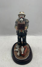 Load image into Gallery viewer, Vintage Flambro Emmett Kelly Jr Watch The Birdie Limited Edition Clown Figurine