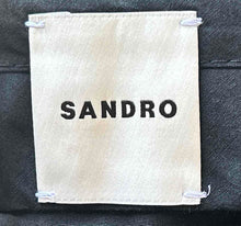 Load image into Gallery viewer, Sandro Mens Blue Flat Front Slash Pockets Straight Leg Dress Pants Size 44