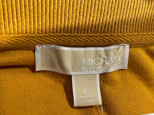 Load image into Gallery viewer, Michael Kors Womens Mustard Long Sleeve Smocked Waist Blouse Top Size XL