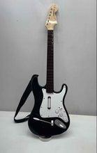Load image into Gallery viewer, Harmonix Rock Band NWGT52 Black Wireless Fender Stratocaster Guitar Not Tested