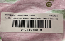 Load image into Gallery viewer, Lilly Pulitzer Womens Green Pink Fruit Print Short Sleeve T-Shirt Dress Size XS