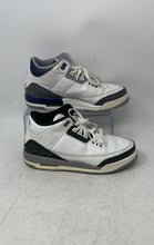 Load image into Gallery viewer, Nike Boys Air Jordan 3 DM0967-106 White Gray Lace-Up Sneakers Shoes Size 6.5Y