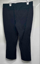 Load image into Gallery viewer, Anne Klein Womens Black Printed Straight Leg Pull-On Ankle Pants Size 14