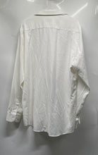 Load image into Gallery viewer, Perry Ellis Portfolio Mens Tech +Shirt White Long Sleeve Slim Dress Shirt Sz 17
